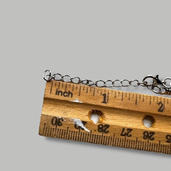 Wire-Wrapped Howlite Pendant Necklace On Black Cord With Adjustable Chain - Picture 6 of 6